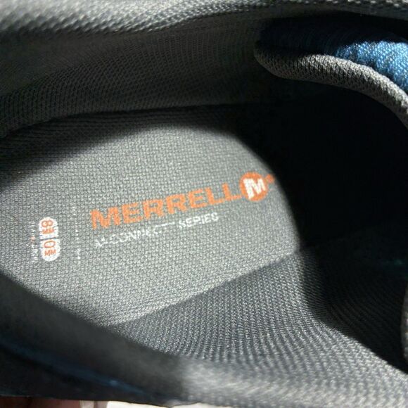 Merrell Womens Trail Running Shoes US 10 Saxony Blue Vibram Sole - Picture 7 of 9